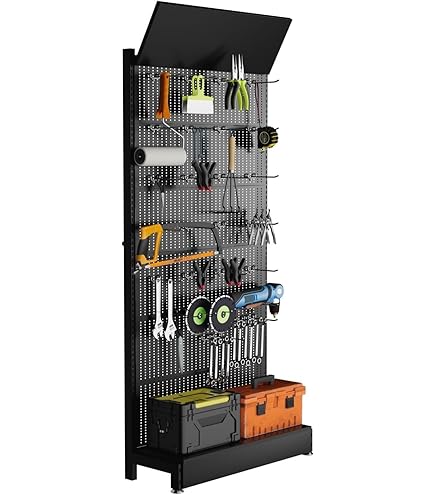 Amazon.co.jp: YASICA 店舗用陳列ラック 金属展示棚 パンチングボード